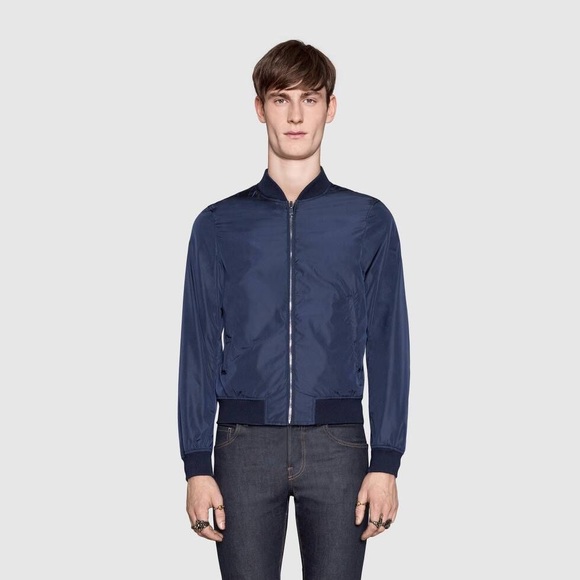 Gucci Jackets & Coats Nwot Gucci Reversible Gg Bomber Jacket In